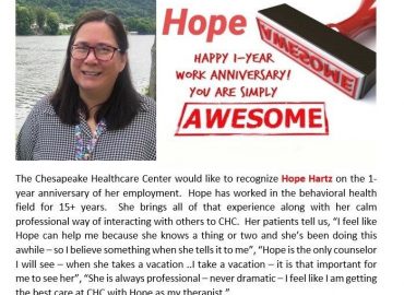 Celebrating Hope's 1-Year Anniversary